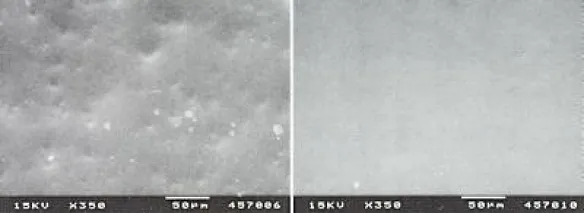 Alevle parlatma işleminden önceki (sol) ve sonraki (sağ) mikrograflar